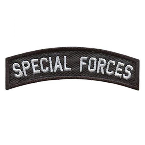 LEGEEON Airsoft Morale Patch 1 LEGEEON Special Forces SF Tab Badge SOF Green Berets US Army Tactical Morale Fastener Patch