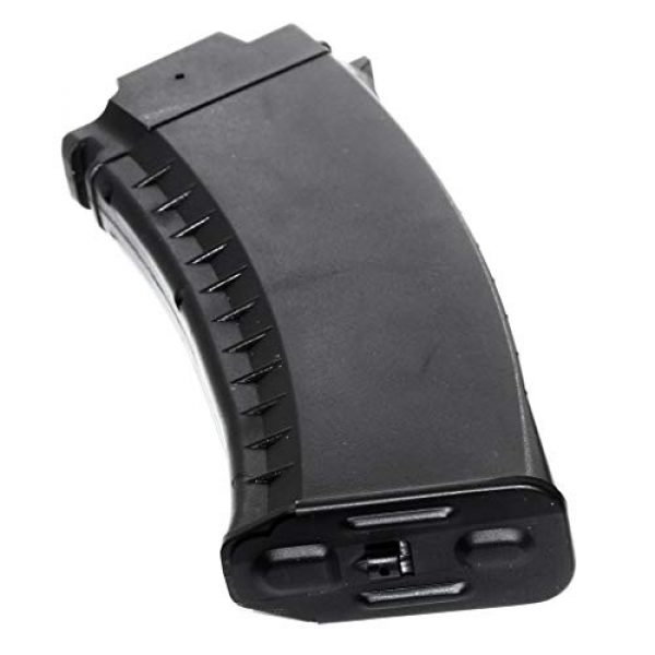 Generic Airsoft Gun Magazine 2 Airsoft Spare Parts Battleaxe 2pcs 70rd Mid-Cap Magazine for Tokyo Marui Next Gen Gen2 AK EBB Black