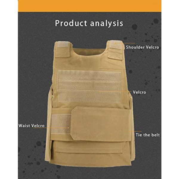 BGJ Airsoft Tactical Vest 3 Military Gear Tactical Vest Army Training Combat Men Plate Carrier Molle Vest Airsoft Paintball Body Armor Outdoor Hunting Vest