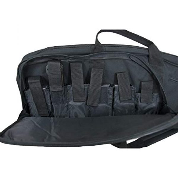 Flying Circle Rifle Case 2 Flying Circle Gear Scoped Carbine Case - MOLLE Compatible - Extra Thick Padding - Locking Zippers on Weapon Compartment - Holds Carbine Rifles Up To 33.5" in Length - 35" x 12.5" x 2.5"