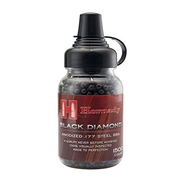 Umarex Air Gun Pellet 1 Umarex 2211056 Hornady Black Diamond .177 Caliber Steel BB Gun BBs (1500 Count)