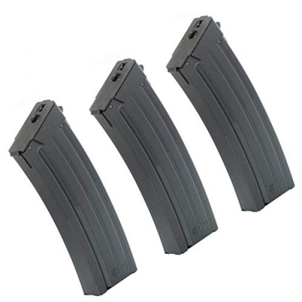 Generica Airsoft Gun Magazine 1 Generica Airsoft Spare Parts CYMA 3pcs 130rd Mag Magazine for CM043 GALIL AEG Black