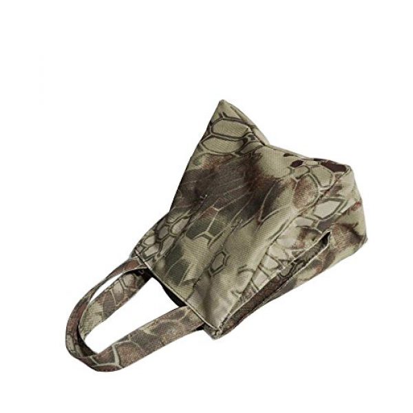 SUNRIS Rifle Stock Support Bag 4 SUNRIS Camouflage Shooting Sandbag Front Rear Rifle Target Rest Bag Hunting Sand Gun Support Bean Bag -Unfilled