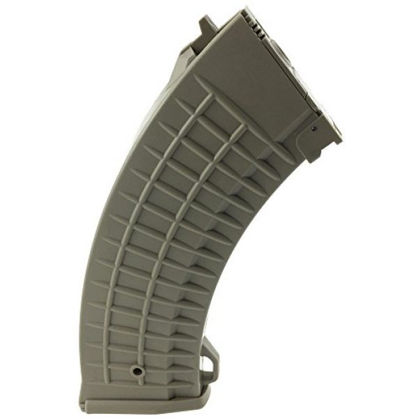 SportPro Airsoft Gun Magazine 1 SportPro 550 Round Polymer Thermold Waffle High Capacity Magazine for AEG AK47 AK74 Airsoft - Dark Earth