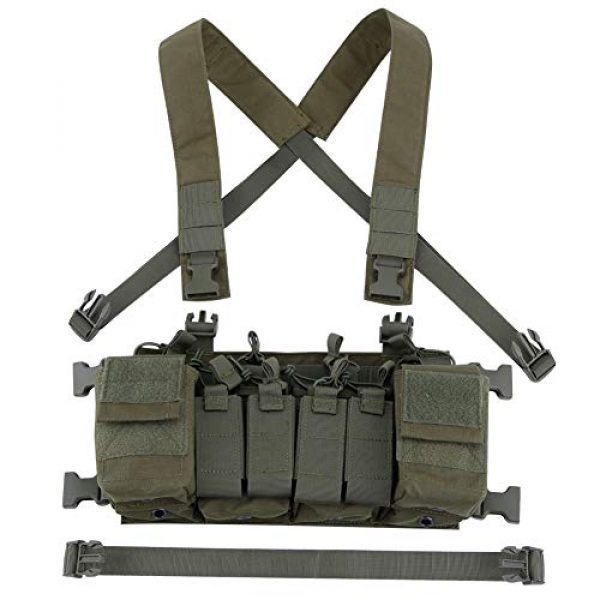 Tactical Area Airsoft Tactical Vest 6 CS Vest Multi-Functional Tactical Vest Breathable and Quick Release Lightweight Vest
