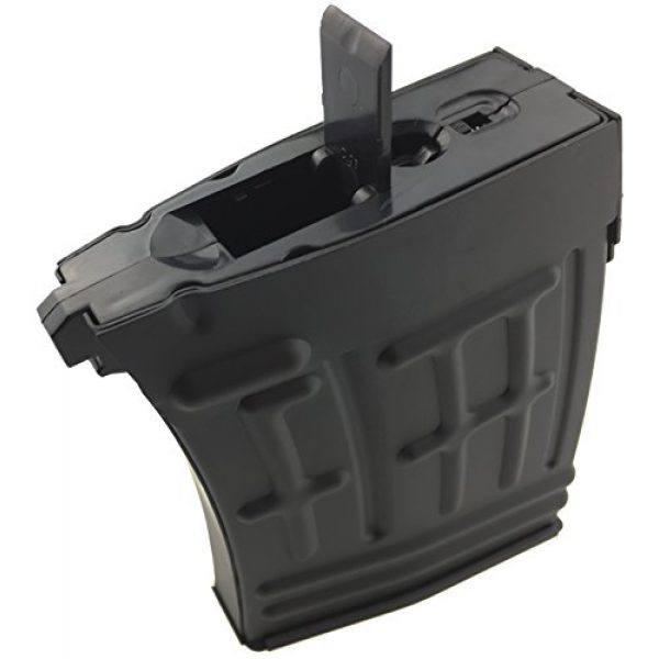 SportPro Airsoft Gun Magazine 3 SportPro CYMA 120 Round Metal High Capacity Magazine for AEG Dragunov SVD 3 Pack Airsoft - Black