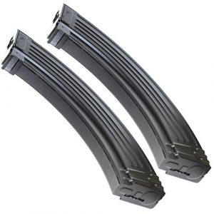 Generica Airsoft Gun Magazine 1 Airsoft Spare Parts 2pcs Pack CYMA 800rd Hi-Cap Long Magazine for AK-Series AEG Black