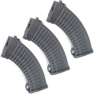 Generica Airsoft Gun Magazine 1 Airsoft Spare Parts CYMA 3pcs 550rd Hi-Cap Bulgarian Waffle Mag Magazine for AK Series Black