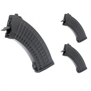 Airsoft Shopping Mall Airsoft Gun Magazine 1 Airsoft Shooting Gear CYMA 3pcs 550rd Hi-Cap Bulgarian Waffle Mag Magazine For AK Series Black