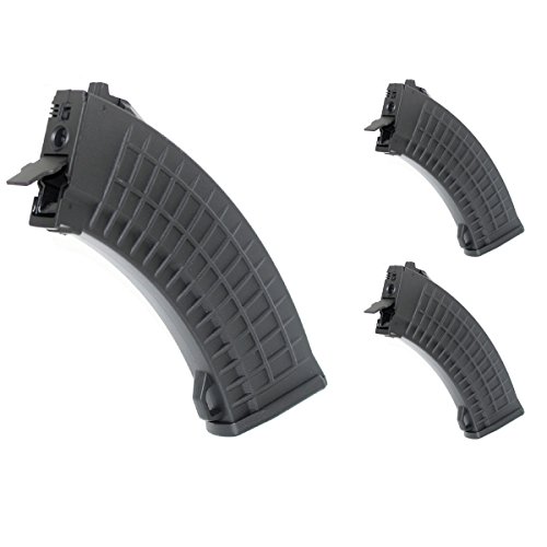 Airsoft Shopping Mall Airsoft Gun Magazine 1 Airsoft Shooting Gear CYMA 3pcs 550rd Hi-Cap Bulgarian Waffle Mag Magazine For AK Series Black