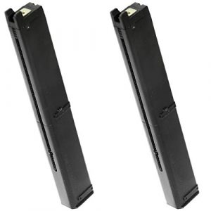 Airsoft Shopping Mall Airsoft Gun Magazine 1 Airsoft Shooting Gear Well 2pcs 48rd Gas Mag Long Magazine for G12 M11A1 GBB SMG
