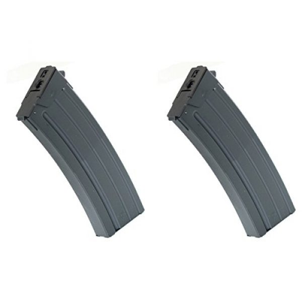 Airsoft Shopping Mall Airsoft Gun Magazine 1 Airsoft Shooting Gear CYMA 2pcs 500rd Hi-Cap Mag Magazine For CM043 GALIL SAR AEG Black