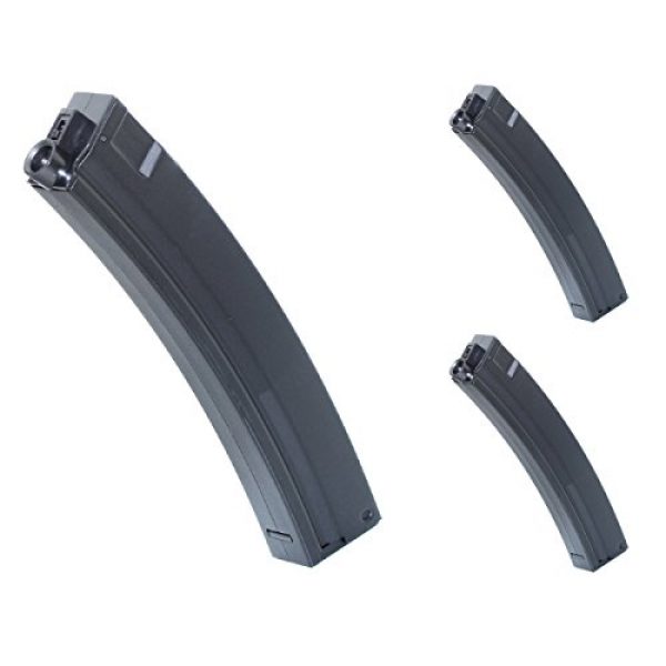 Airsoft Shopping Mall Airsoft Gun Magazine 1 Airsoft Shooting Gear CYMA 3pcs 120rd Mid-Cap Mag Long Magazine for Tokyo Marui ICS JG G&P MP5 AEG BK
