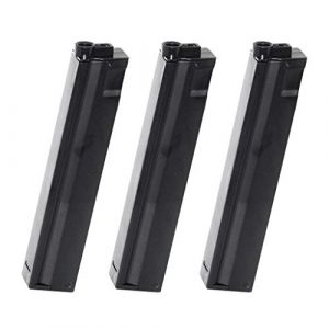 Generic Airsoft Gun Magazine 1 Airsoft Spare Parts CYMA 3pcs 110rd Straight Mag Mid-Cap Magazine for CYMA JG Golden Eagle G&P Tokyo Marui MP5 Series AEG Black