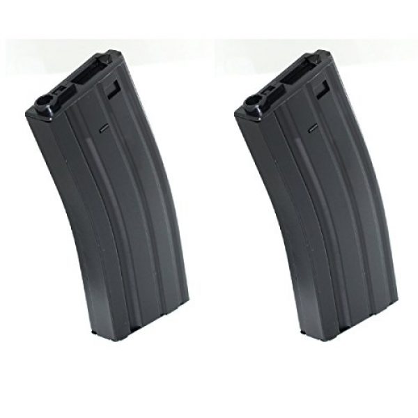 Airsoft Shopping Mall Airsoft Gun Magazine 1 Airsoft Shooting Gear 2pcs 300rd Hi-Cap Mag Magazine For Tokyo Marui ICS Classic Army G&P M-Series
