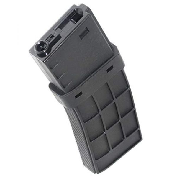 Generica Airsoft Gun Magazine 1 Airsoft Spare Parts CYMA 450rd Waffle Mag Hi-Cap Magazine for APS D-Boys Tokyo Marui ICS Classic Army G&P M4 M16 Series AEG Black