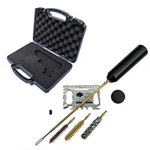 Cedar Mill Fine Firearms Pistol Case 1 Cedar Mill Fine Firearms -Worlds Smallest Micro Pistol Cleaning Kit for Handguns | Free Super-X Tool Bundle with Hard Gun Case Pistol Case (Urban Gray) |TSA Approved with Pick and Pluck Foam (2 items)