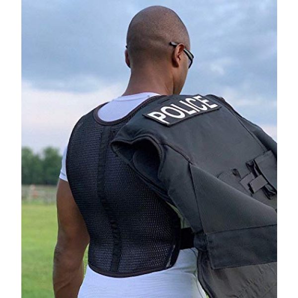 221B Tactical Airsoft Tactical Vest 4 221B Tactical Dry Cooling Vest - Body Armor Ventilation for Police, Military, Airsoft, Motorcycle, Paintball & Outdoor Games. Increase Air Flow Under Tactical Gear and Chest Rig/Carrier
