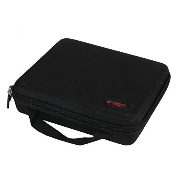 Hermitshell Pistol Case 1 Hermitshell Hard Travel Case Fits Pistol Handgun Revolver up to 8-Inch