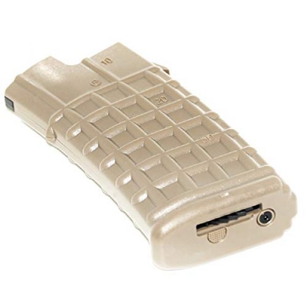 Airsoft Shopping Mall Airsoft Gun Magazine 2 Airsoft Shooting Gear Battleaxe 3pcs 330rd Map Hi-Cap Magazine for JG Classic Army Tokyo Marui AUG Tan