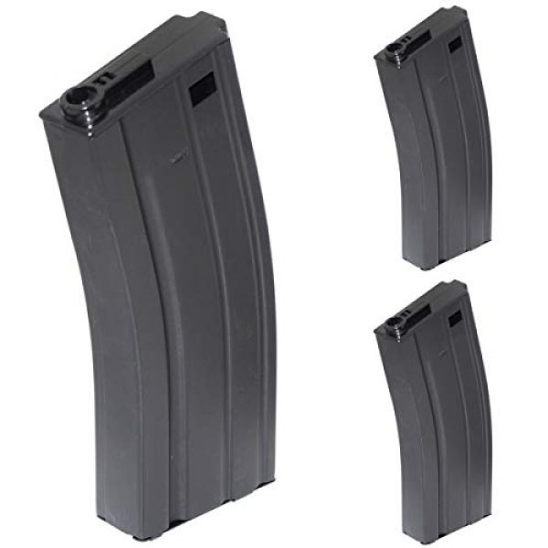 Airsoft Shopping Mall Airsoft Gun Magazine 1 Airsoft Shooting Gear 3pcs 70rd Mid-Cap Mag Magazine for G&P ICS Classic Army Tokyo Marui M4 M16 Series AEG Black