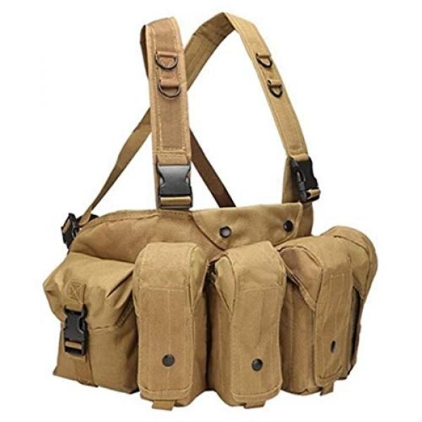 Shefure Airsoft Tactical Vest 1 Shefure New Camouflage Tactical Vest Airsoft Ammo Chest Rig AK 47 Magazine Carrier Combat Military Outdoor Paintball Hunting Vest
