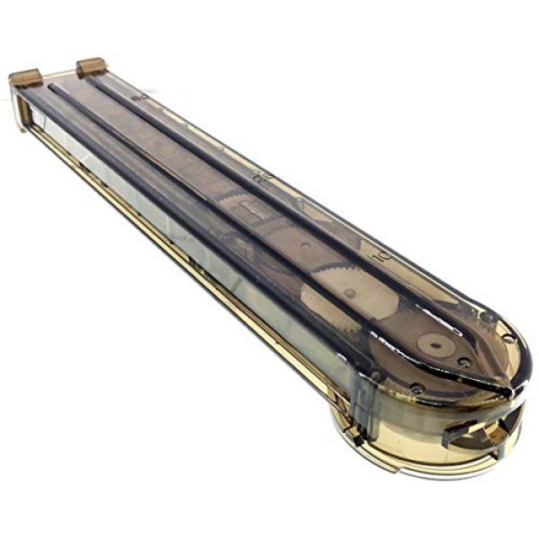 SportPro Airsoft Gun Magazine 6 SportPro Army Force 280 Round Polymer High Capacity Magazine for AEG P90 Airsoft - Transparent
