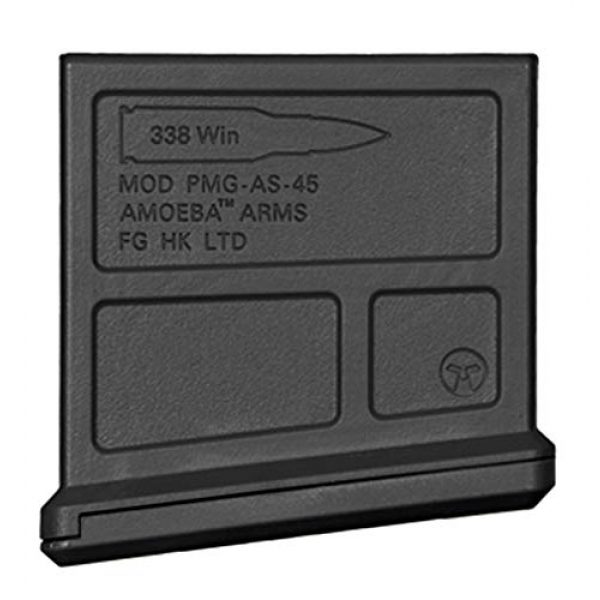 Elite Force Airsoft Gun Magazine 2 Elite Force Amoeba AS-01 Striker Rifle Gen2 6mm BB Sniper Rifle 45-Round Airsoft Gun Magazine, Black, one Size (2274591)
