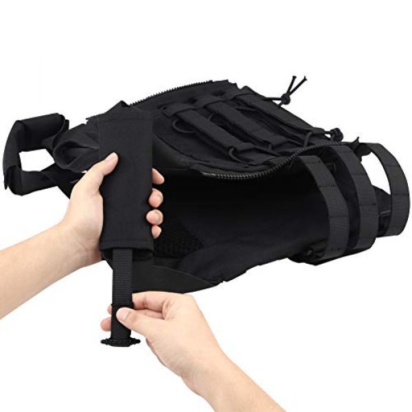 DETECH Airsoft Tactical Vest 5 DETECH Molle Adaptive Vest JPC Tactical Hunting Airsoft Vest Multicam Black