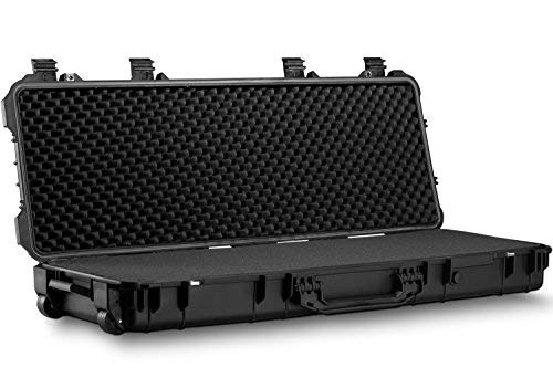 GDT 43-inch Oversized Rifle Gun Case, All Weather Water-Proof Safety ...