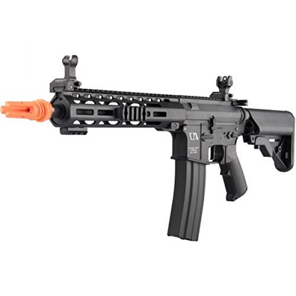 Lancer Tactical Airsoft Rifle 4 Lancer Tactical Classic Army Skirmish Series ML10 M4 M-LOK AEG Airsoft Rifle Black 350 FPS