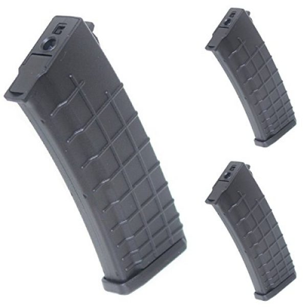 Airsoft Shopping Mall Airsoft Gun Magazine 1 Airsoft Shooting Gear 3pcs Pack CYMA 450rd Hi-Cap Waffle Magazine for AK-Series AEG BK