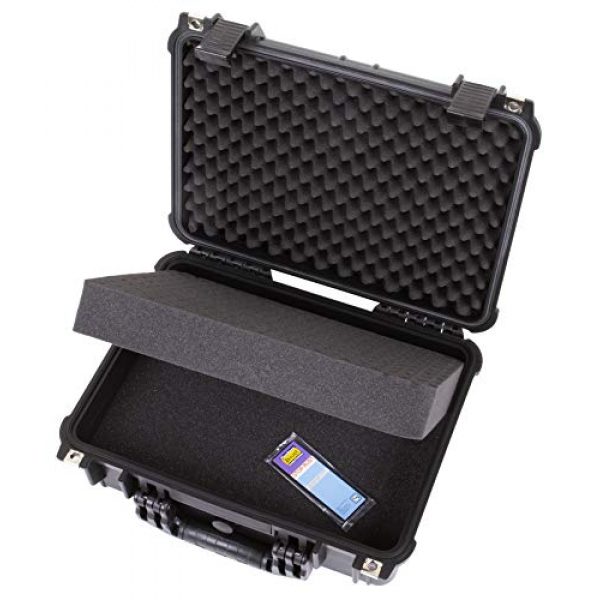 Flambeau Outdoors Pistol Case 3 Flambeau Outdoors 1410HD HD Series Marine Case - Medium, Weatherproof Portable Firearm Storage Accessory