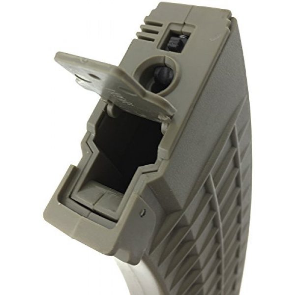 SportPro Airsoft Gun Magazine 3 SportPro 550 Round Polymer Thermold Waffle High Capacity Magazine for AEG AK47 AK74 Airsoft - Dark Earth