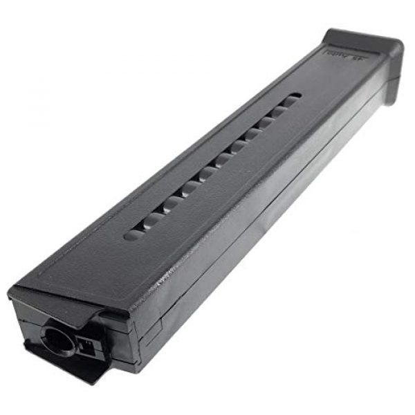 AMRY FORCE Airsoft Gun Magazine 5 SportPro Army Force 110 Round Metal Medium Capacity Magazine for AEG UMP Airsoft - Black