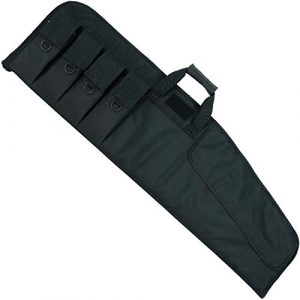 AUMTISC Rifle Case 1 AUMTISC Rifle Case Soft Shotgun Case for Tactical Ar15 Scoped Rifles with External Magazine Pockets Foam Padding Lockable Zipper Adjustable Shoulder 36" 42"