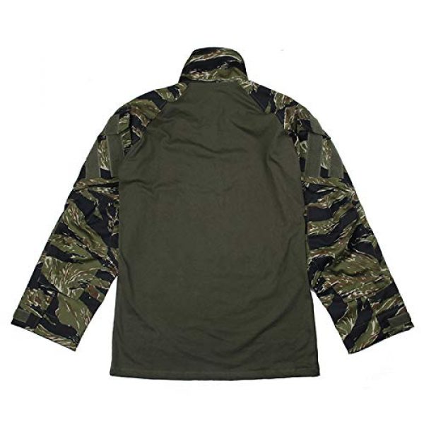 TMC Tactical Shirt 2 TMC ORG Cutting G3 Combat Shirt (Green Tigerstripe) for Airsoft Hunting Game