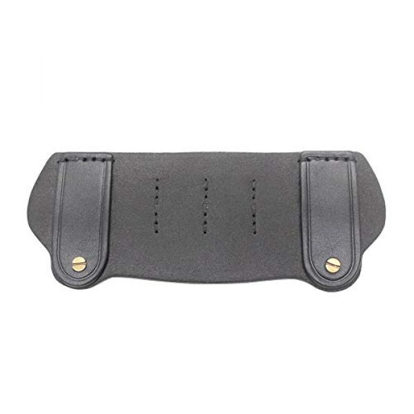 FIRECLUB Tactical Pouch 5 FIRECLUB Tactical Cowhide Leather Hunting Magazine Pouch 6 Shots 12 Gauge Ammo Bag Shell Holder Cartridge Belt