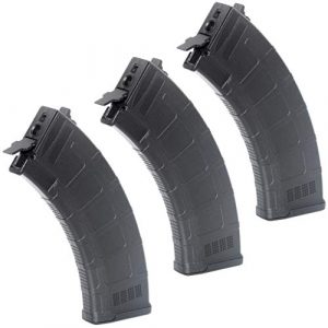 Generic Airsoft Gun Magazine 1 Airsoft Spare Parts CYMA 3pcs 600rd Plastic Waffle Hi-Cap Magazine for CYMA APS D-Boys ICS JG G&P Tokyo Marui AK Series AEG Black