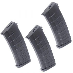 Airsoft Gang Airsoft Gun Magazine 1 Airsoft Parts 3pcs Pack CYMA 450rd Hi-Cap Waffle Magazine for AK-Series AEG Black