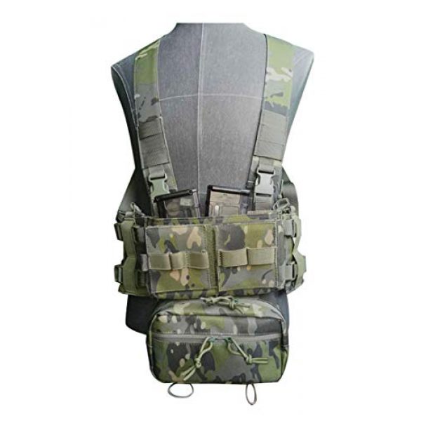 Lindsays Airsoft Tactical Vest 3 Lindsays Outdoor Tactical Vest with Multi-Pockets Multifunctional Sports Waterproof Nylon Camouflage Vest Used for Training Cycling, Hiking and Camping