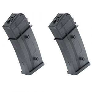 Airsoft Shopping Mall Airsoft Gun Magazine 1 Airsoft Shooting Gear 2pcs 370rd Hi-Cap Flash Mag Magazine For Tokyo Marui JG CYMA Classic Army G36 AEG