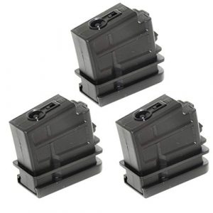 Generica Airsoft Gun Magazine 1 Airsoft Spare Parts 3pcs 16rd Mag Short Type Magazine for Jing Gong (JG) SL8 G36 AEG Black
