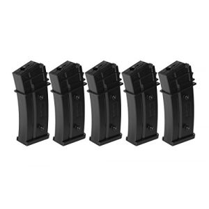 Umarex Airsoft Gun Magazine 1 Umarex H&K G36 140 Round Mid-Cap Airsoft Gun AEG Magazine - Pack of 5