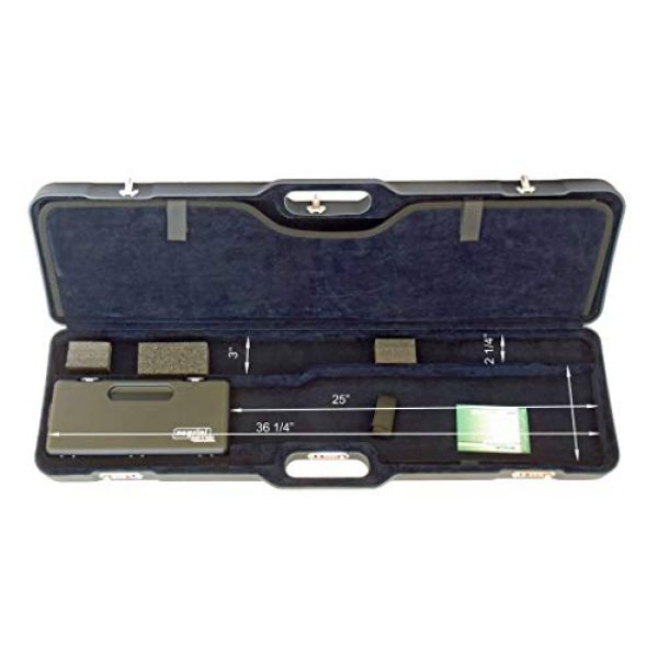 Negrini Cases Rifle Case 6 Negrini Cases 1677LR-TRANS/5044 Shotgun Case for O/U and S-Auto/ABS/2 Gun/Barrels to 36-Inch, Blue/Blue