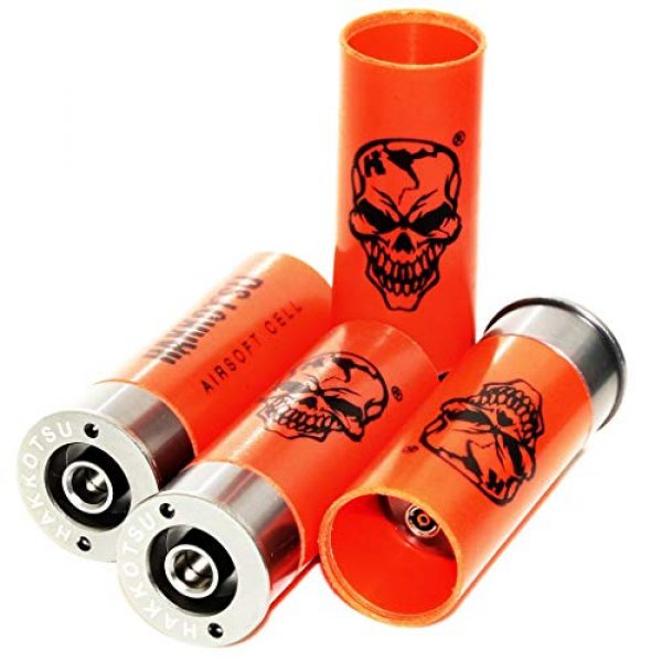 Airsoft Gang Airsoft Gun Magazine 1 Airsoft Parts APS 4pcs x11rd XPower CO2 MK1 MK-I MK-3 MK-III CAM870 Shotgun Cartridge Shell Orange