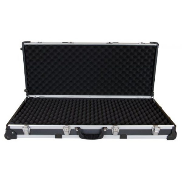 T.Z. Case International Rifle Case 2 T.Z. Case International TZM0043 BD 43 1/2 x 16 x 5-Inch Tactical Rifle Case with Wheels, Black Dot Finish