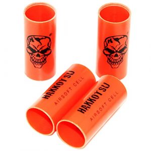 Generic Airsoft Gun Magazine 1 Airsoft Spare Components APS 4pcs CO2 Ejecting Shotgun Shell Replacement Hulls for CAM870 Orange