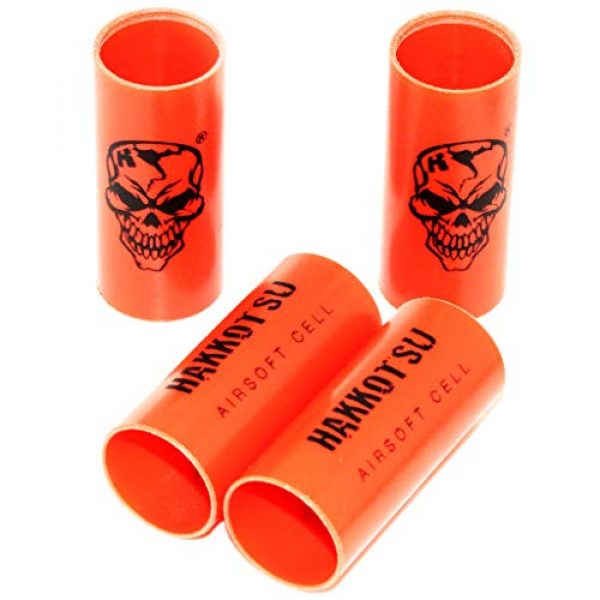 Generic Airsoft Gun Magazine 1 Airsoft Spare Components APS 4pcs CO2 Ejecting Shotgun Shell Replacement Hulls for CAM870 Orange