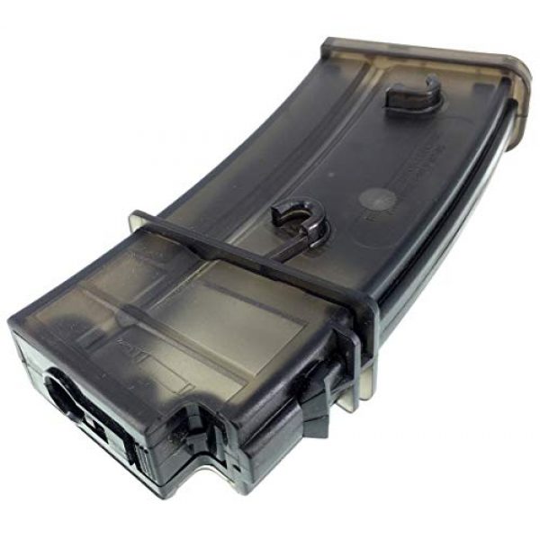 SportPro Airsoft Gun Magazine 7 SportPro Jing Gong 420 Round Flash Polymer High Capacity Flash Magazine for AEG G36 Airsoft - Black